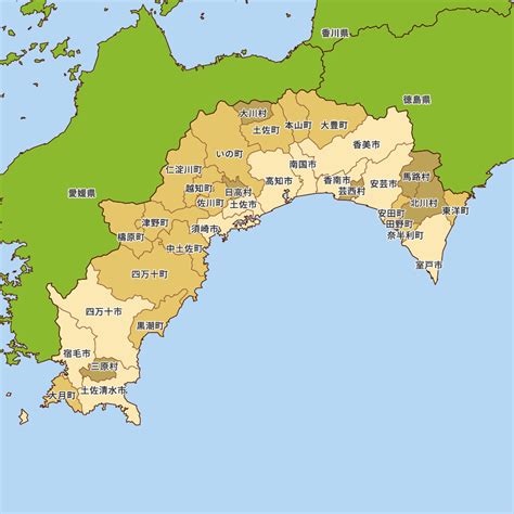 高知県地図 無料